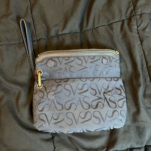 Simply Vera Wang Clutch Black/White Wristlet Bag